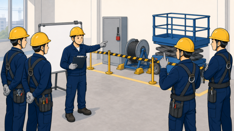 전기공사 TBM 일지 작성: 위험성평가를 당일 작업에 연결하는 순서