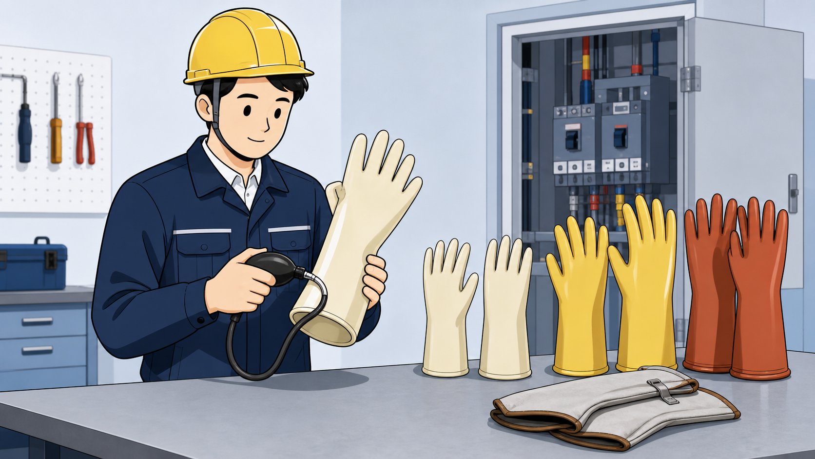 절연장갑 등급과 최대사용전압: 500V~36kV 선택 기준