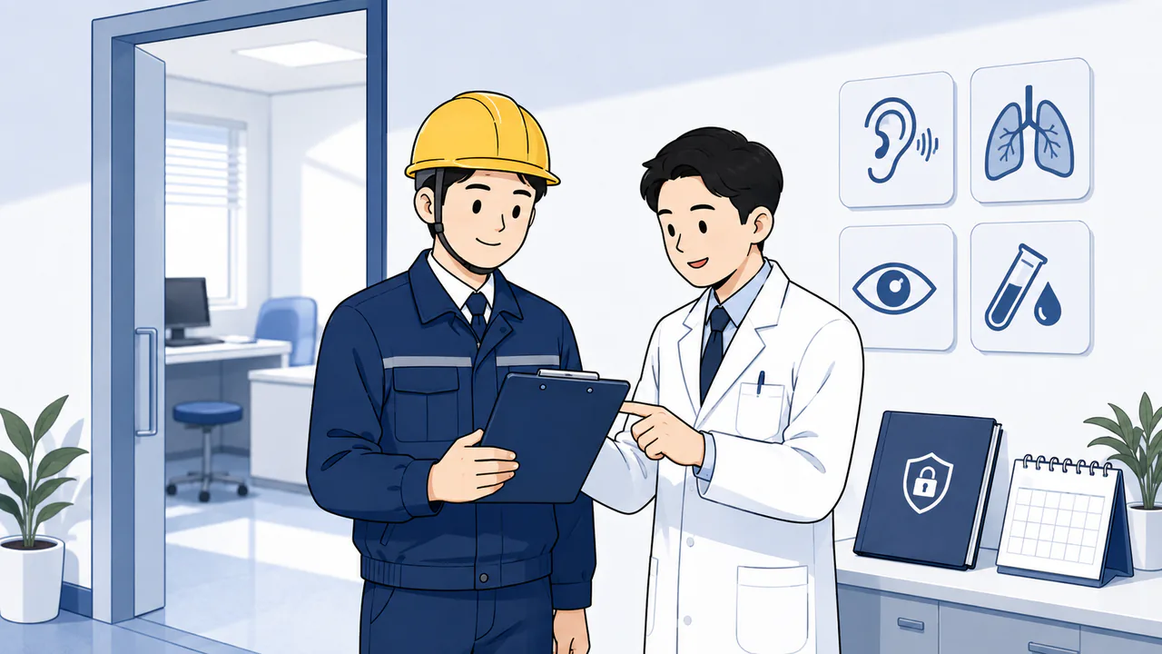 특수건강진단 대상자 관리대장 무료양식 다운로드: 유해인자·주기 엑셀